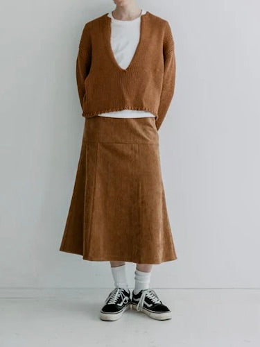 MEYAME / CORDUROY BEAUTIFUL SKIRT / BEIGE / MEY-2222