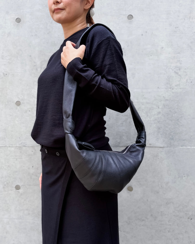 LEMAIRE / CROISSANT スモールバッグ / BLACK / BG0003 LL0018