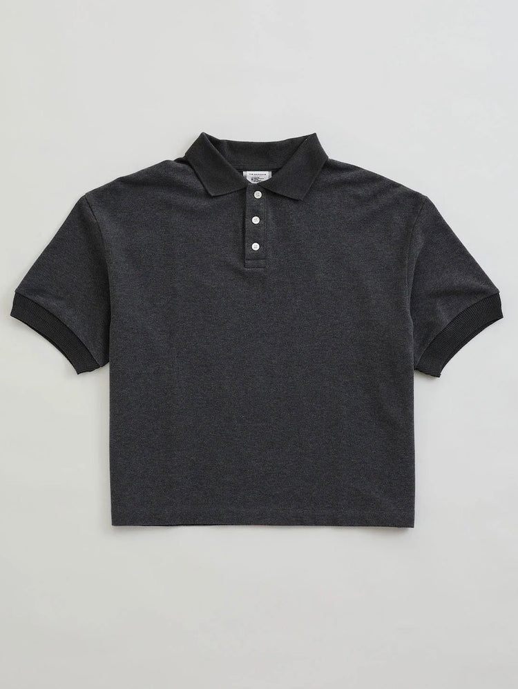 THE SHINZONE / WIDE POLO SHIRT / GRAY / 25MMSCU09