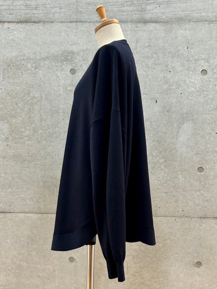 ENFÖLD / CIRCLE PULLOVER / D.NAVY / 300IA270-1161