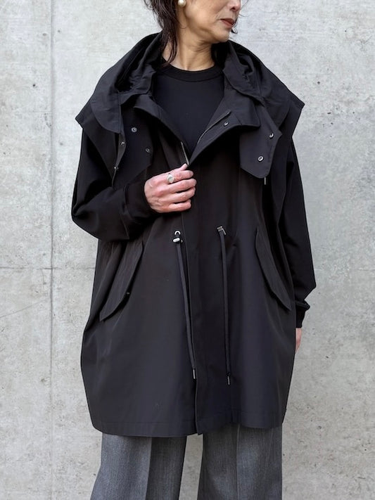 VACHEMENT / Taffeta Mods Vest / Black / VM-23-300