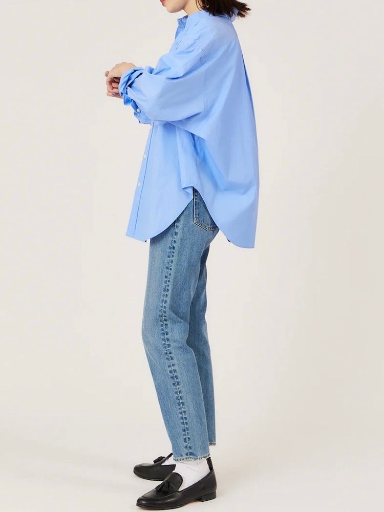 THE SHINZONE / DADDY SHIRT / BLUE / 21AMSBL08