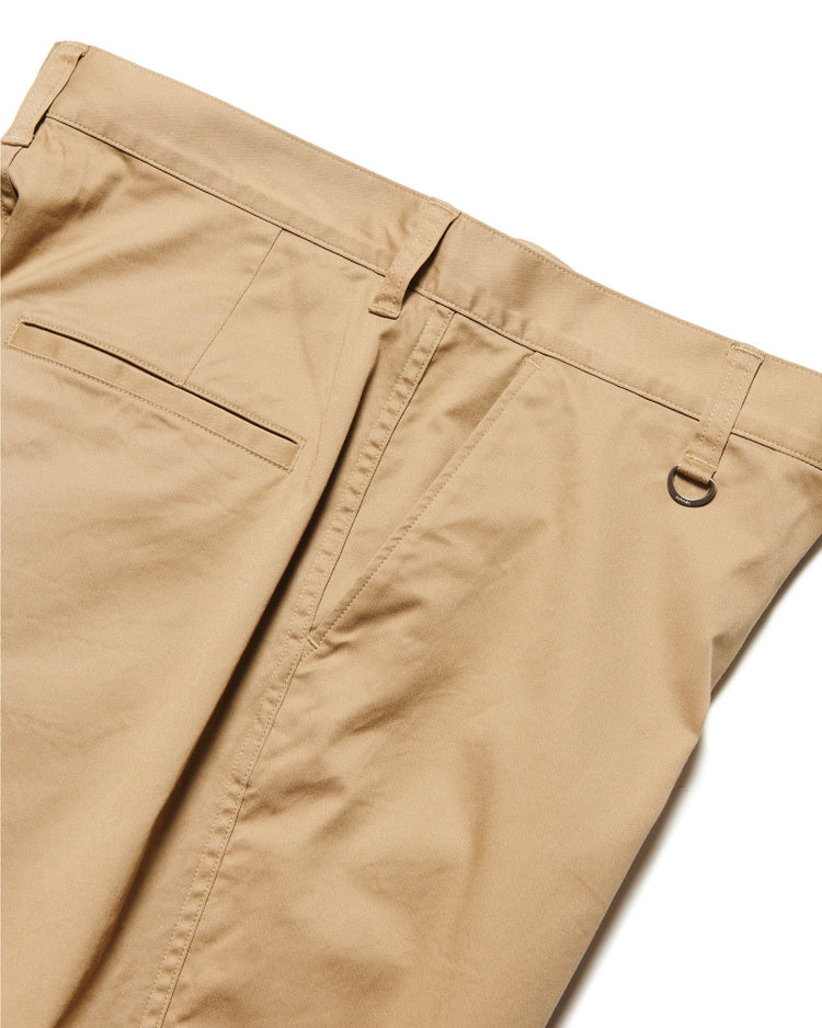SOPHNET. / COTTON STRETCH TWILL TAPERED CROPPED PANTS / BEIGE / SPNT-252059