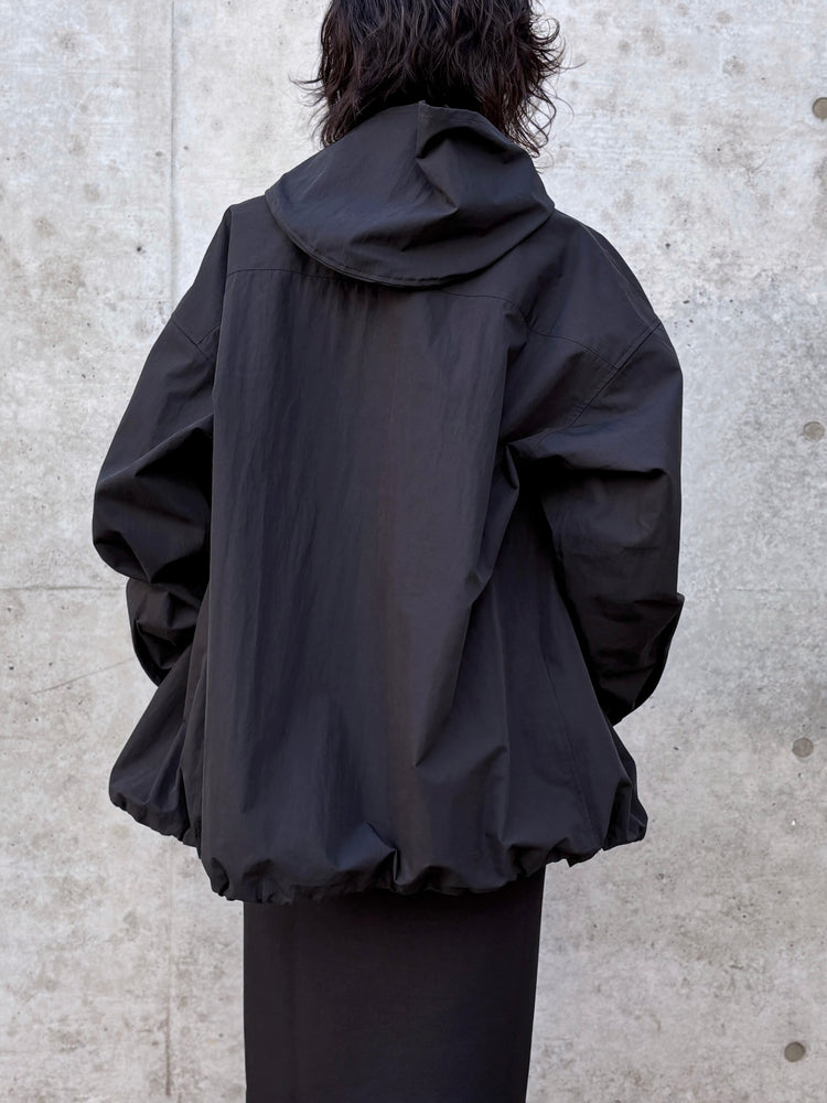 ASTRAET / フーデッド シャツ / BLACK / 54212700017