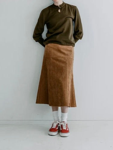 MEYAME / CORDUROY BEAUTIFUL SKIRT / BEIGE / MEY-2222