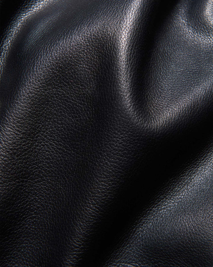 SOPHNET. / LEATHER COACH BLOUSON / BLACK / SPNT-262029