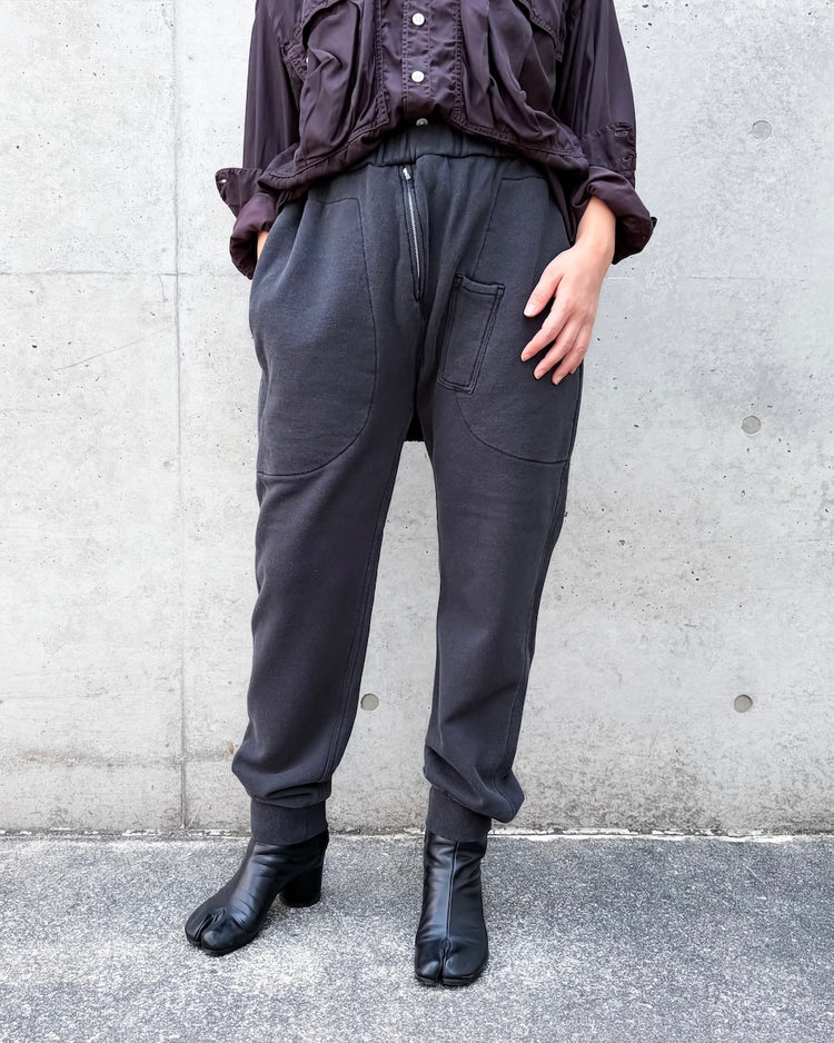 KATHARINE HAMNETT / VINTAGE SWEAT PANTS/ BLACK / TKH-SWP-10