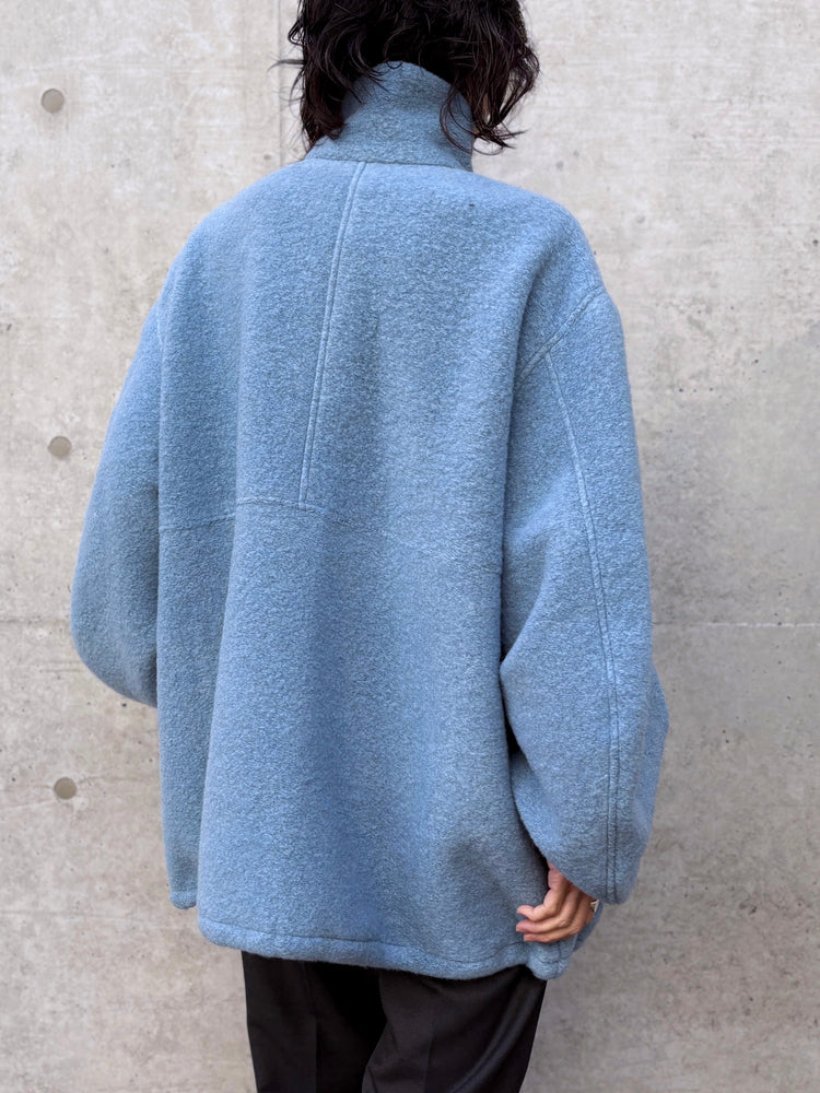 CLANE / SLIVER HALF ZIP TOPS / BLUE / 19105-1422