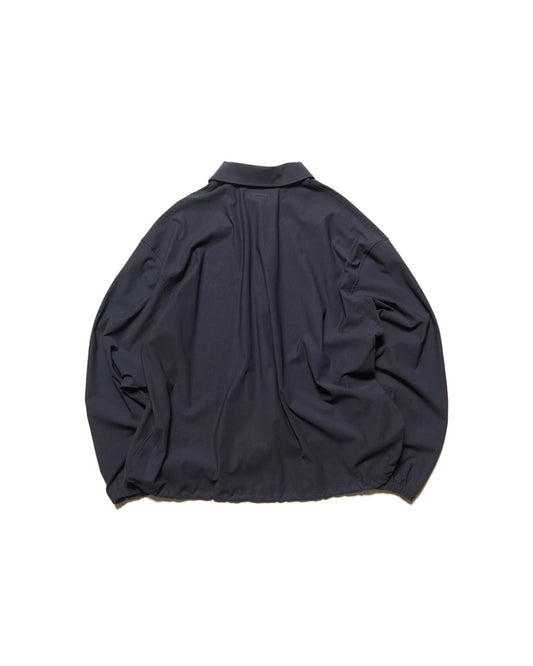SOPHNET. / 4-WAY STRETCH L/S POLO SHIRT / NAVY / SPNT-262060