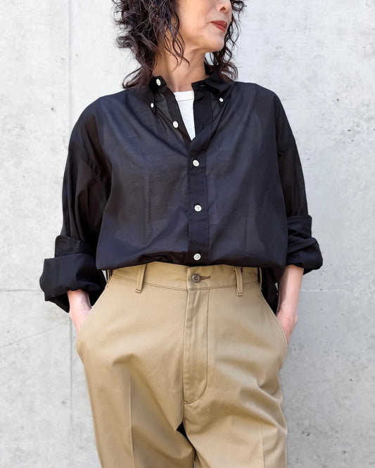 THE SHINZONE / DADDY SHIRT / BLACK / 25MMSBL09