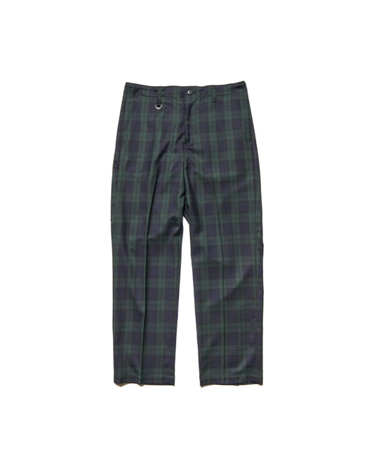 uniform experiment / STRETCH WOOL SIDE POCKET TAPERED PANTS / GREEN / UE-252039