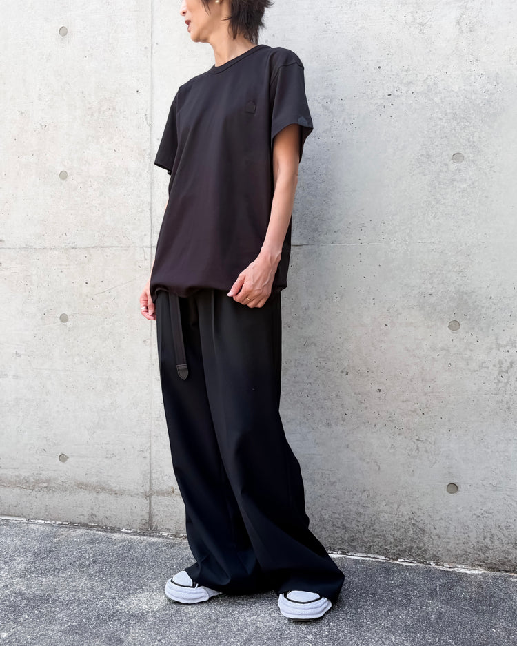 DSM kei ninomiya / FOOTBALL BACKIPRINT SHORTSLEEVE TEE / BLACK / DSM02T026