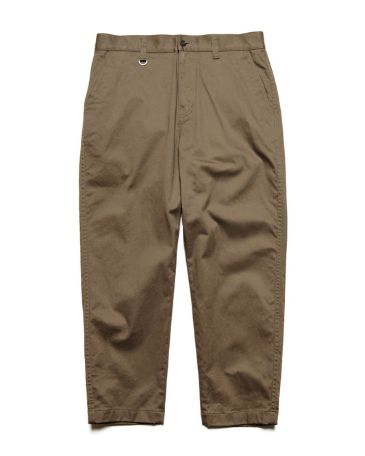 SOPHNET. / COTTON STRETCH TWILL TAPERED CROPPED PANTS / KHAKI / SPNT-252059
