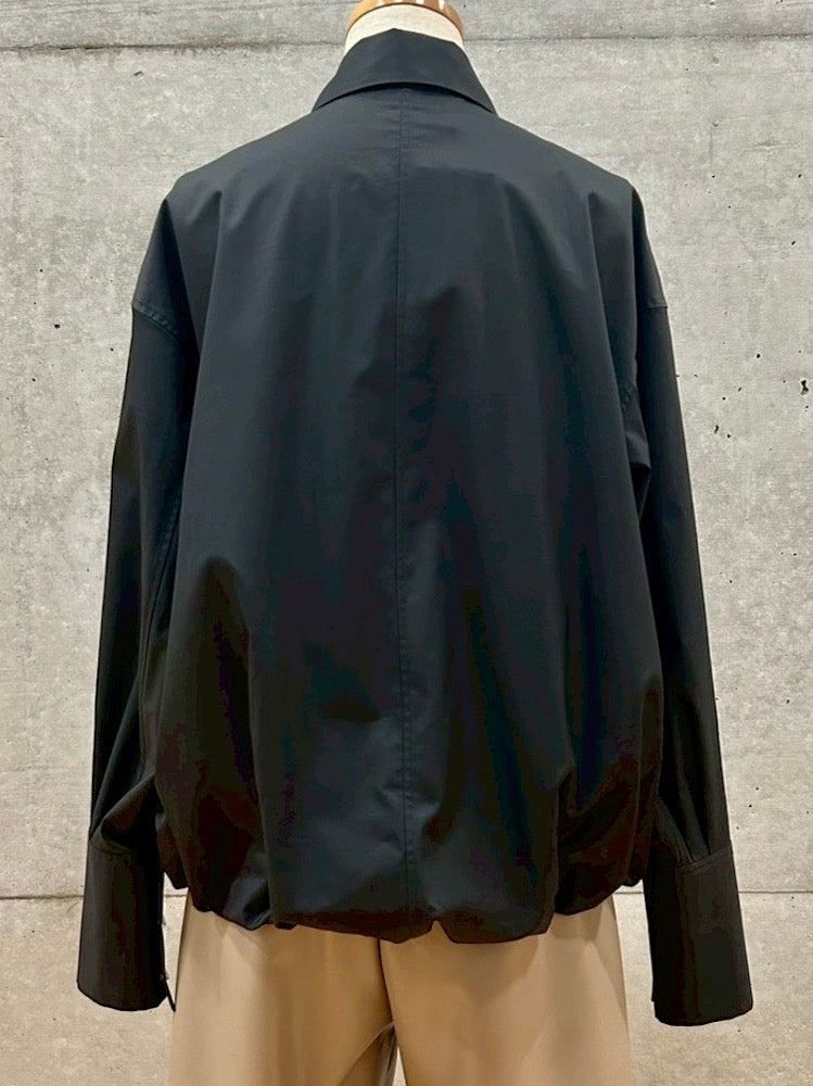 CINOH / ブラウンジングシャツ / BLACK / 25WST006