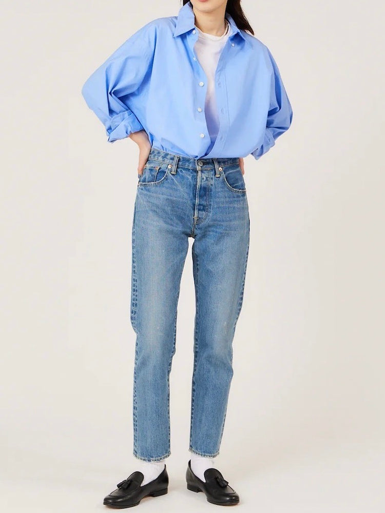 THE SHINZONE / DADDY SHIRT / BLUE / 21AMSBL08