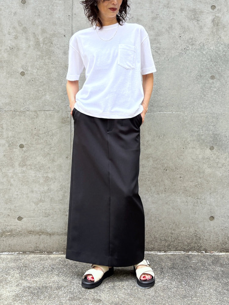 SLOANE / コットンツイル編み ポケットTシャツ / WHITE / SL10S-T1144