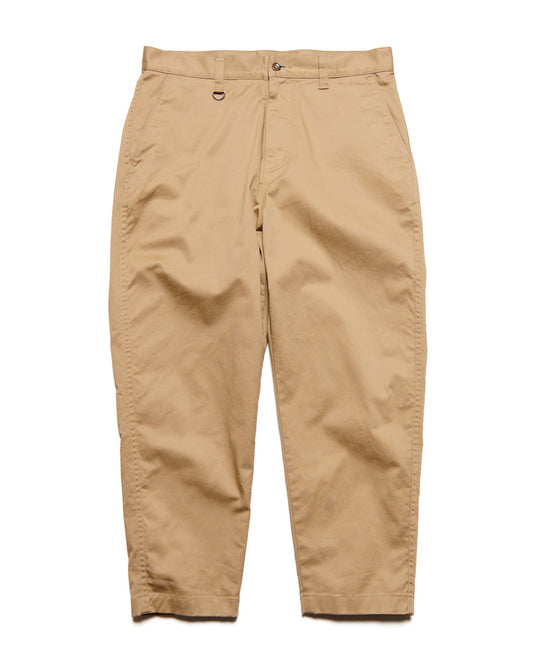SOPHNET. / COTTON STRETCH TWILL TAPERED CROPPED PANTS / BEIGE / SPNT-252059