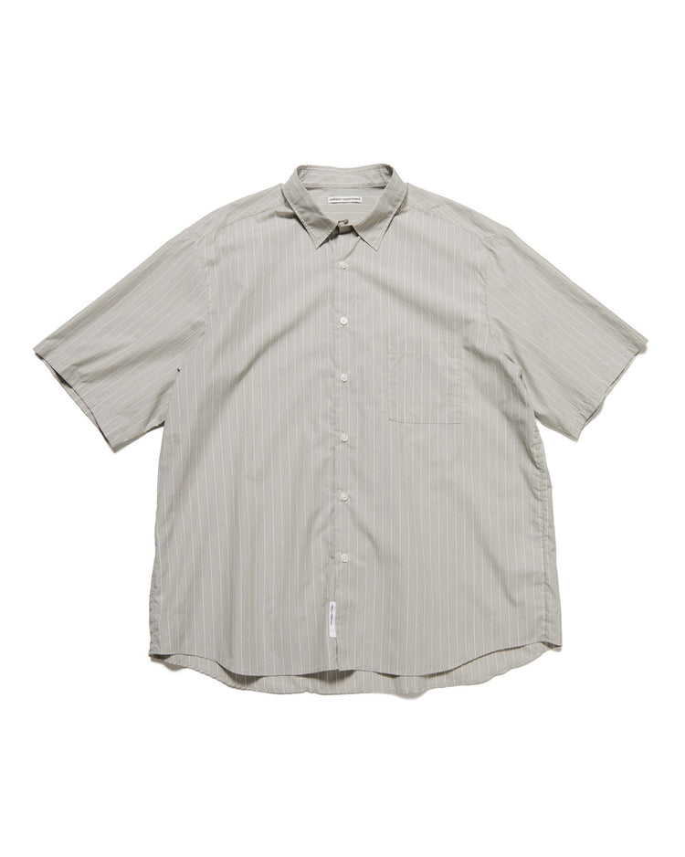 uniform experiment / STRIPE S/S SHIRT / GRAY / UE-250030