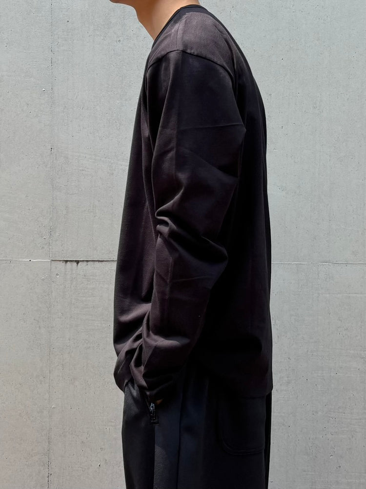 DSM kei ninomiya / PRINT ON SLEEVE LS TEE / BLACK / DSM02T008