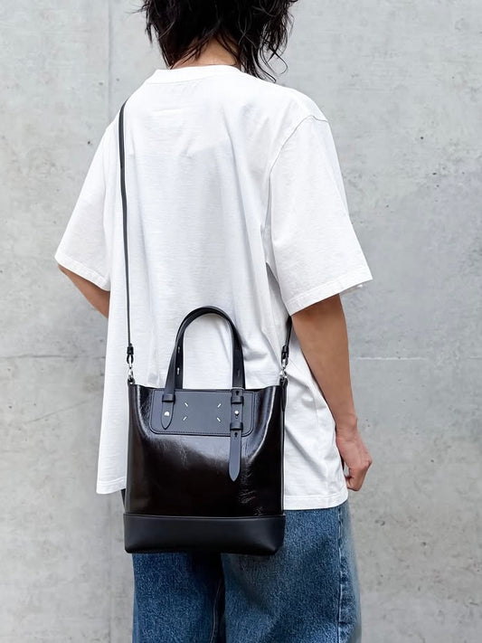 Maison Margiela / ドローストリング バッグ バーティカル ミニ / black / SB1WG0081P8830