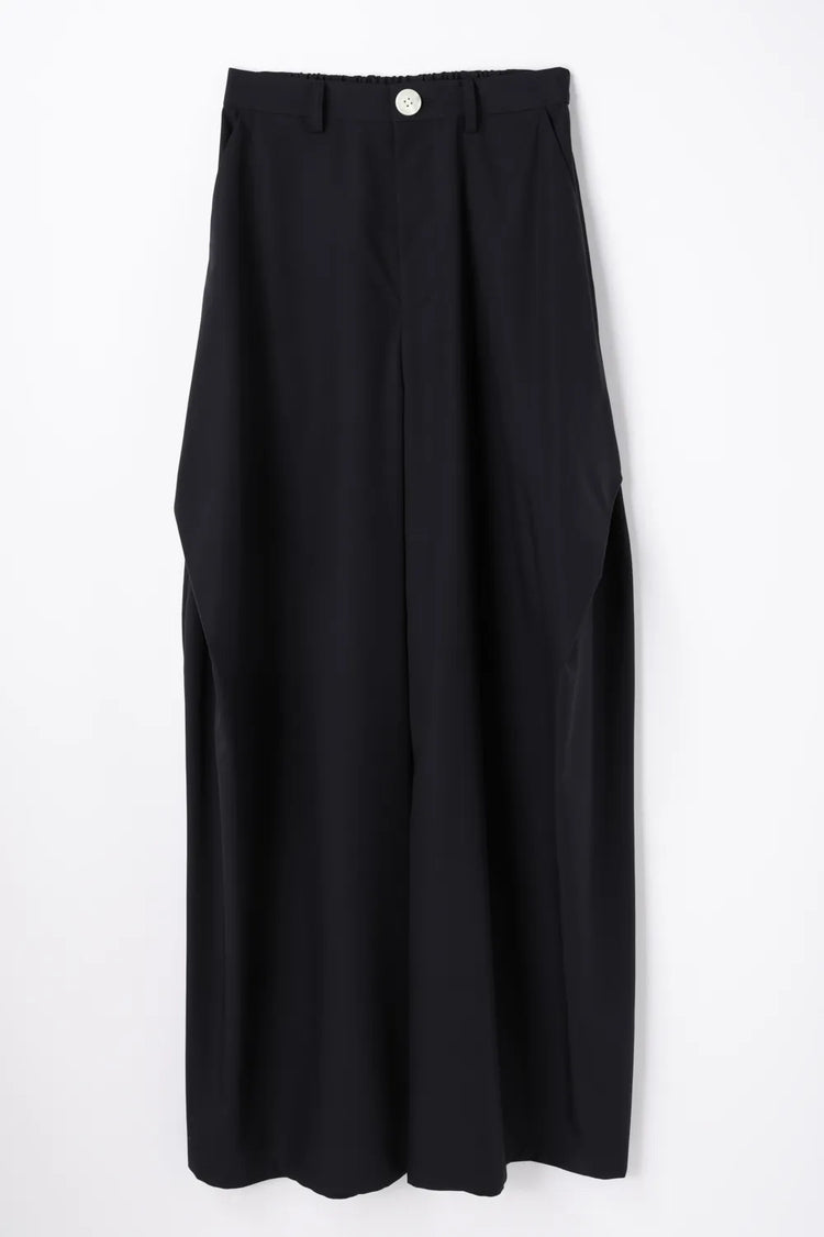 någonstans / cragtex wide pants / Black / 470JA431-0431