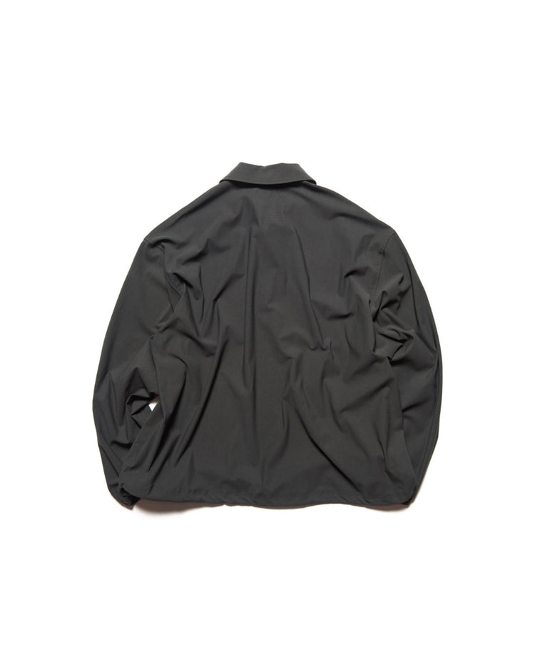 SOPHNET. / 4-WAY STRETCH L/S POLO SHIRT / CHARCOAL GRAY / SPNT-262060