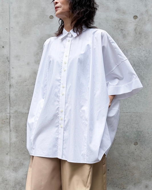 någonstans / volume shirt / salt / 470JA830-0191