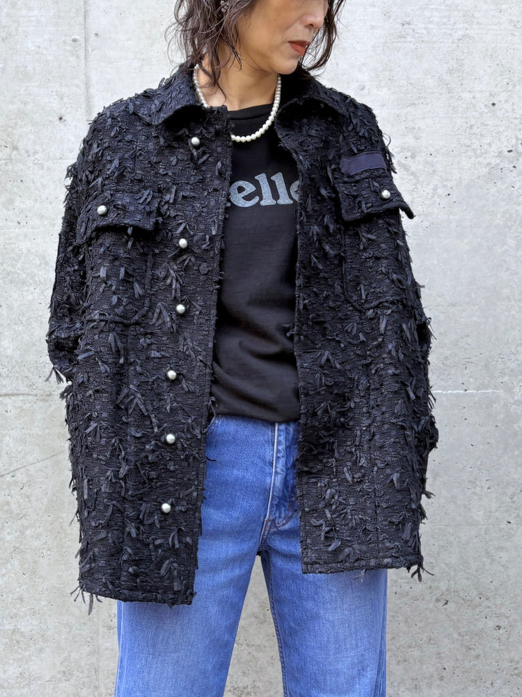 MADISONBLUE / MILITARY JK RIBBON TWEED / NAVY / MB251-1101EX