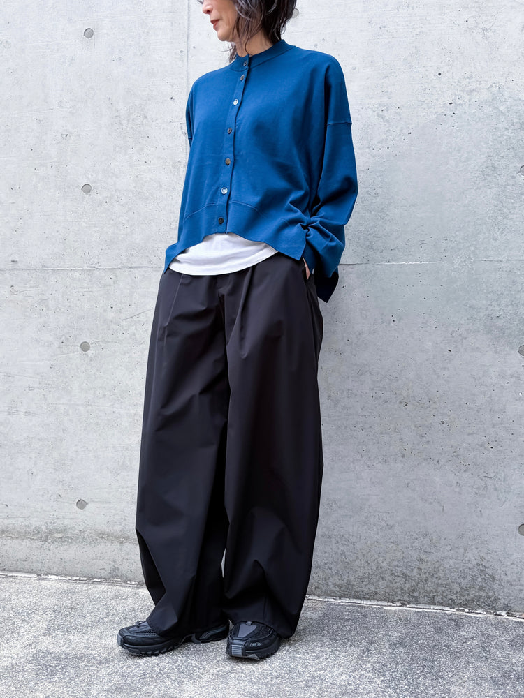 ENFÖLD / HIGH-NECK CARDIGAN / D.BLU / 300JS270-0301