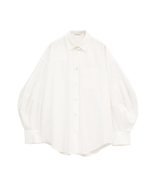 CLANE / VOLUME SLEEVE SHIRTS / WHITE / 11122-4113