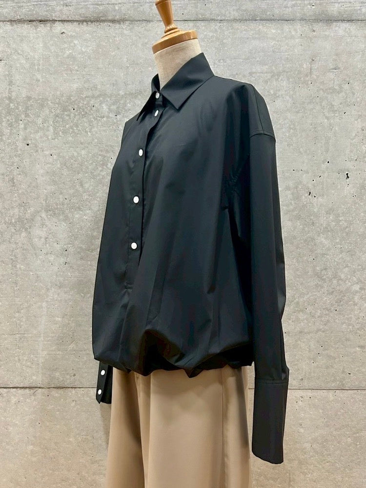 CINOH / ブラウンジングシャツ / BLACK / 25WST006