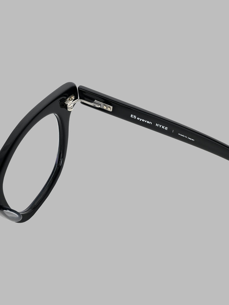 HYKE × E5 eyevan / EH-1 / BLACK × CLEAR / 19348