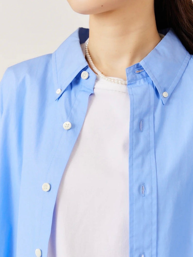 THE SHINZONE / DADDY SHIRT / BLUE / 21AMSBL08