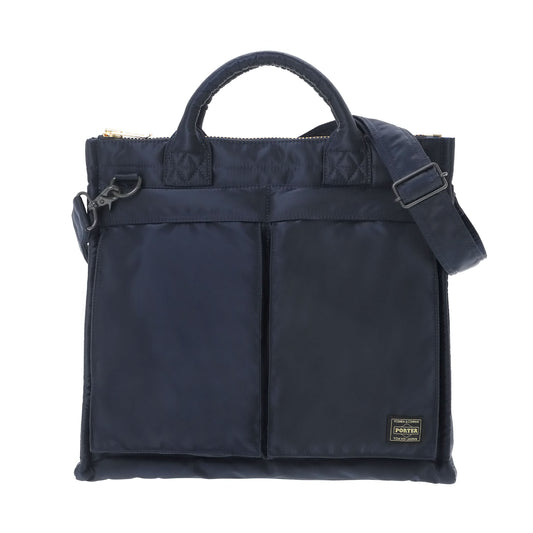 PORTER / TANKER SQUAER TOTE BAG(L)/ 622-27843 / アイアンブルー