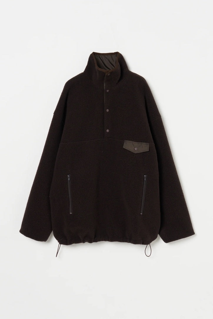 INSCRIRE / Fleece Blouson / DK.BROWNxBROWN / IC262DAI26AWBC2