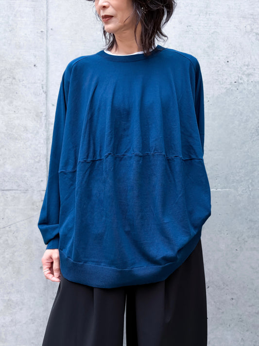 ENFÖLD / FULL-MOON PULLOVER / D.BLU / 300JS270-0291