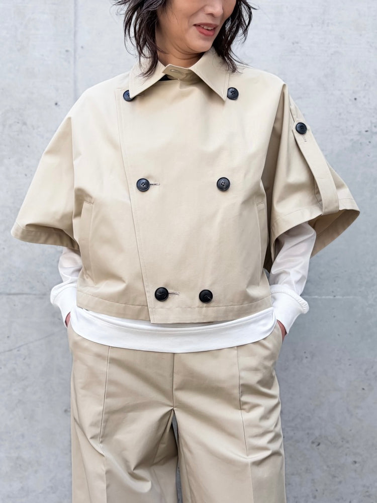 mtmodelist / ショートトレンチジャケット / SAND BEIGE / MG-J08-103