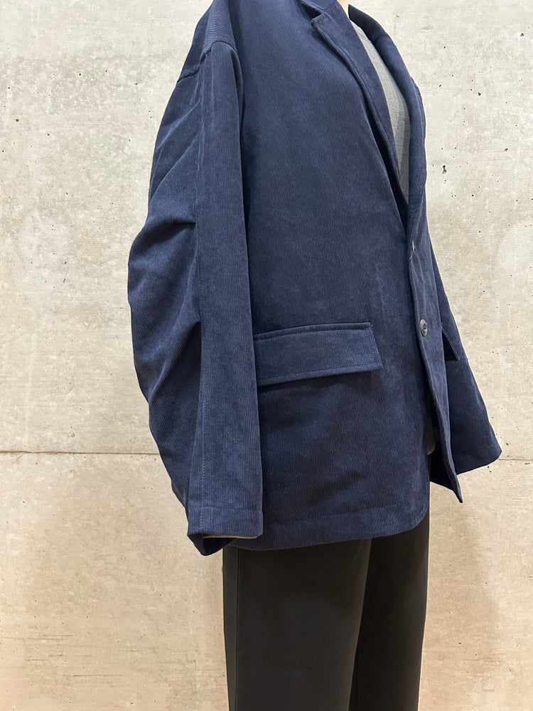 DAIWA PIER 39 / W's TECH LOOSE 2B JACKET CORDUROY / NAVY / BJ-32025WL