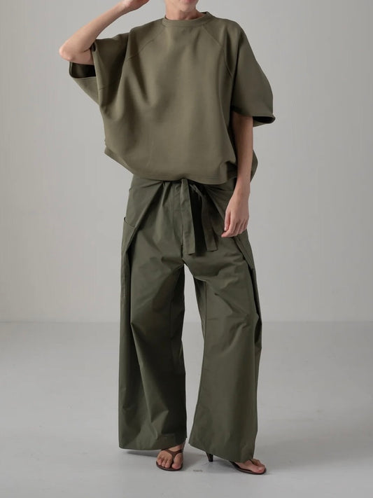 COGTHEBIGSMOKE / HELLEN PENTAGON TOP(H/S) / OLIVE