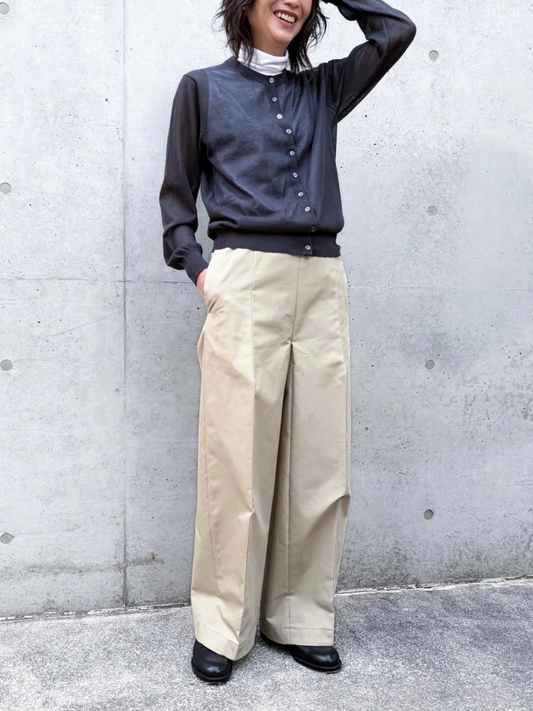 mtmodelist / WIDEパンツ / SAND BEIGE / MG-P06-103
