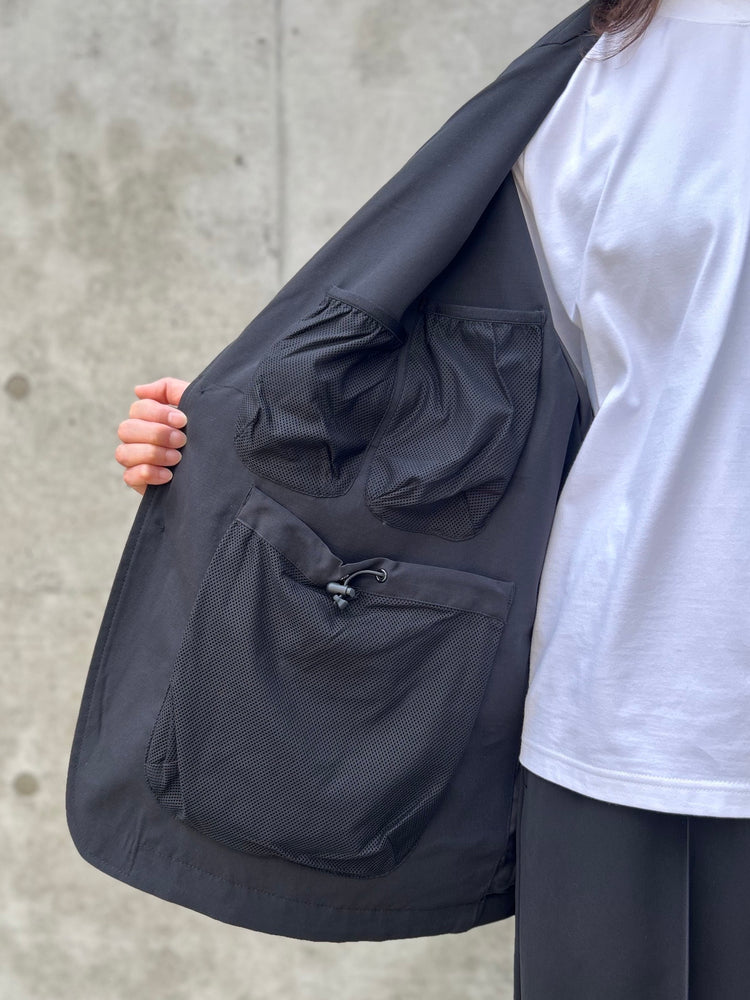 DAIWA PIER 39 / W's TECH LOOSE 2B JACKET RIPSTOP / BLACK / BJ-30025WL