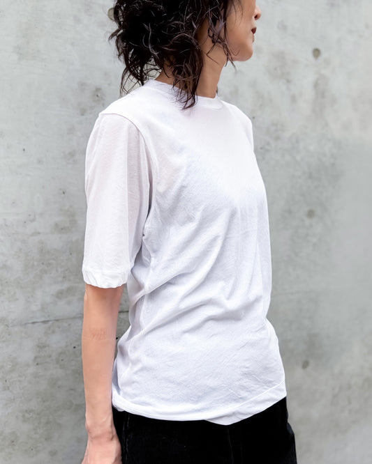 CINOH / SHEF/COMPACT T-SHIRT / WHITE / E40-042