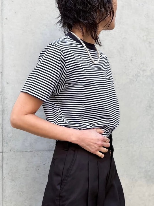 THE SHINZONE / PACK TEE / NAVY / 20SMSCU66