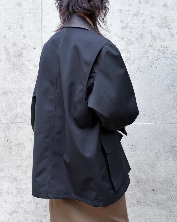 AURALEE / WOOL MAX CANVAS BLOUSON / BLACK / A26SB06WB