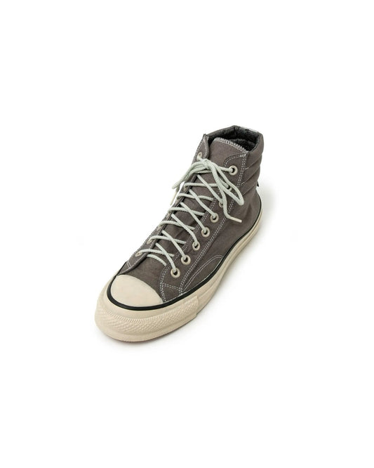 nonnative / DWELLER TRAINER 2 HI COTTON CANVAS OVERDYED WITH GORE-TEX by SPINGLE / GRAY / NN-F4801