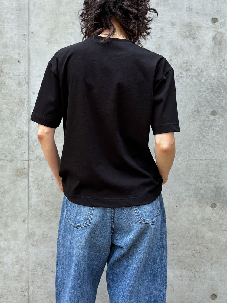 SLOANE / コットンツイル編み ポケットTシャツ / BLACK / SL10S-T1144