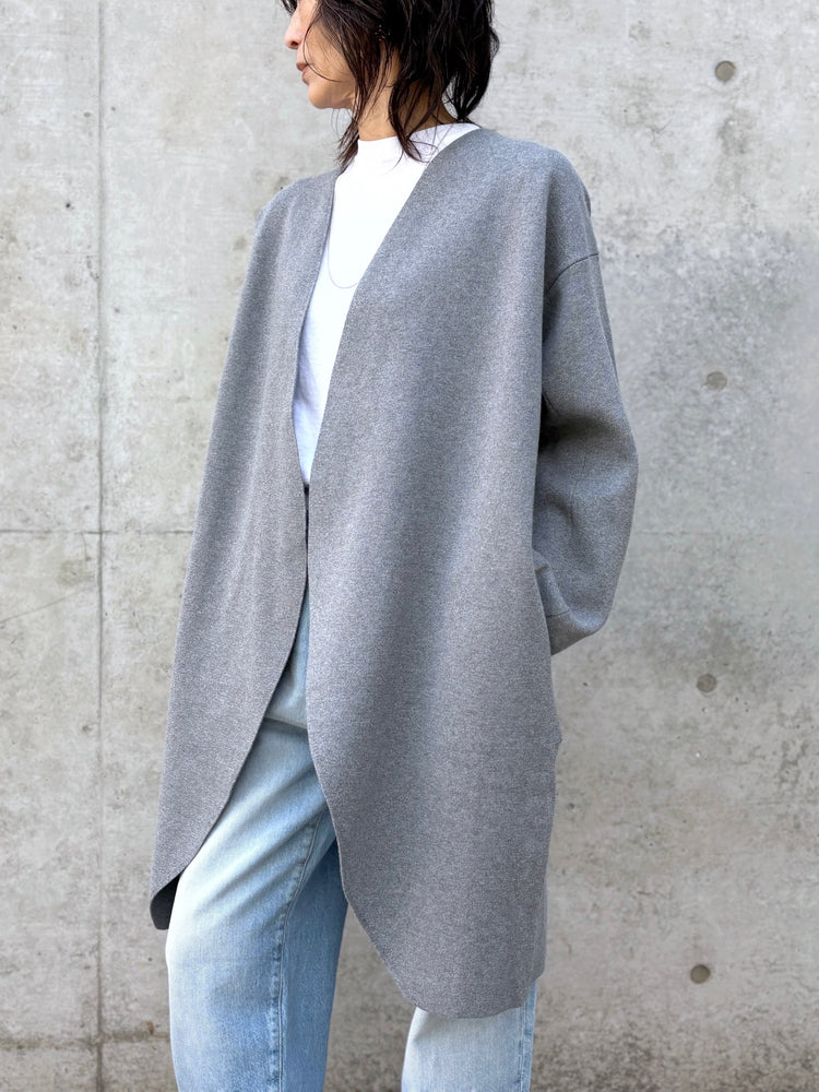 GALERIE VIE / ミラノリブモーニングコート / GRAY / 230861081030
