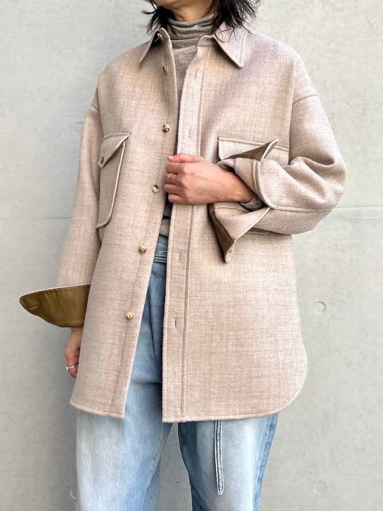 MADISONBLUE / CPO JK WOOL / BEIGE / MB254-1011