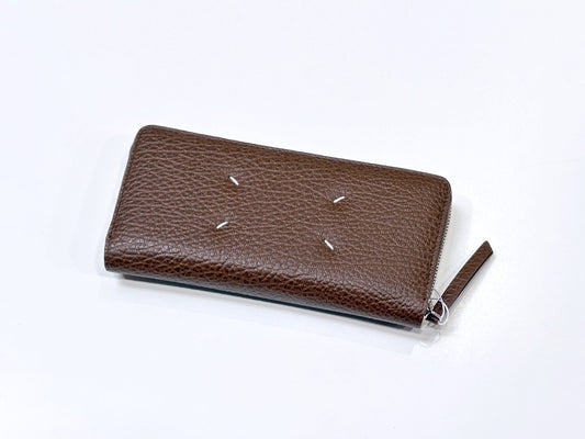Maison Margiela / 4 Stitch Zip Around Wallet / BROWN / S56UI0110