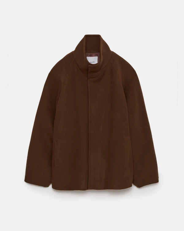 08sircus / Wool double face short coat / brown / S26AW-OT15
